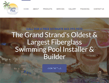 Tablet Screenshot of poolsplus.biz